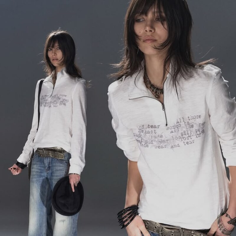 SWAG Longsleeve Weiss